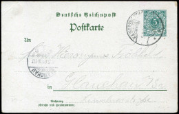 Deutsches Reich, 1901, PP 9 F 69, Brief - Sonstige & Ohne Zuordnung