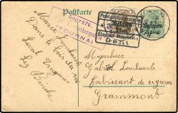 Deutsche Besetz.I.WK Belgien, 1916, P 9 II, 1, Brief - Occupation 1914-18