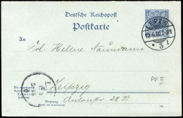 Deutsches Reich, 1900, P 41 PF II, Brief - Altri & Non Classificati