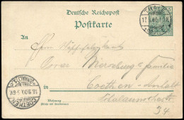 Deutsches Reich, 1900, P P 15 F 106, Brief - Altri & Non Classificati
