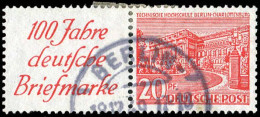 Berlin, 1949, W 13, Gestempelt - Se-Tenant
