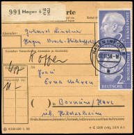 Bundesrepublik Deutschland, 1958, 195 (2), Brief - Autres & Non Classés