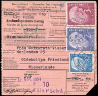 Bundesrepublik Deutschland, 1954, 187,195,196, Brief - Sonstige & Ohne Zuordnung