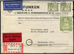 Berlin, 1960, 150 (2),153, Brief - Otros & Sin Clasificación