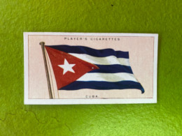 Player's Cigarettes Card Flags Of The League Of Nations -  Cuba - Altri & Non Classificati