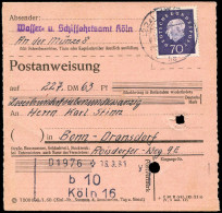 Bundesrepublik Deutschland, 1961, 306, Brief - Sonstige & Ohne Zuordnung