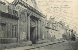  03  MOULINS  FACADE DU LYCEE BANVILLE - Moulins