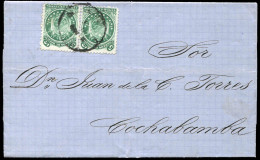 Bolivien, 1871, 13 (2), Brief - Bolivie