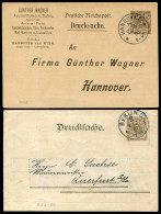 Deutsches Reich, 1897, PP 8 B8/03, Brief - Other & Unclassified