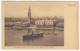 Venezia - Panorama Della Città Dall 'Isola Di S. Giorgio - (Italia) - Dampfer / Steamer - Venezia (Venice)