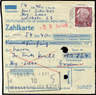 Bundesrepublik Deutschland, 1961, 188, Brief - Andere & Zonder Classificatie