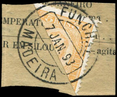 Madeira, 1893, Portugal 66 H, Briefstück - Sonstige - Europa