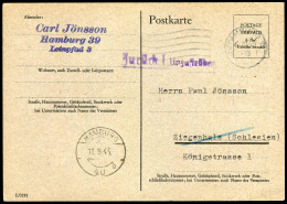 Gebühr Bezahlt, Belege 45-48, Notmaßnahmen, 1945, P 695 Grau, Brief - Autres & Non Classés