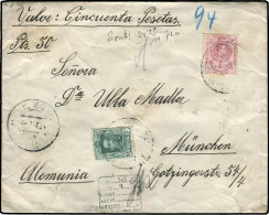 Spanien, 1924, 240 Ab, 286 Ab, Brief - Andere & Zonder Classificatie