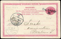 Schweden, 1886, Brief - Andere & Zonder Classificatie