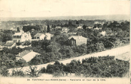  92  FONTENAY AUX ROSES  PANORAMA EN HAUT DE LA COTE - Fontenay Aux Roses