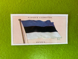 Player's Cigarettes Card Flags Of The League Of Nations -  Estonia - Other & Unclassified