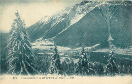  74  CHAMONIX ET LE BREVENT EN HIVER - Chamonix-Mont-Blanc