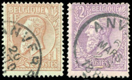 Belgien, 1884, 46,47, Gestempelt - Altri & Non Classificati