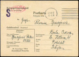 Deutsche Besetz.II.WK Serbien, 1942, Brief - Besetzungen 1938-45