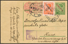 Deutsche Besetz.II.WK Serbien, 1942, P 2, 2, Brief - Bezetting 1938-45