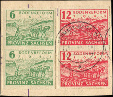 SBZ - Provinz Sachsen, 1945, 85 WaD, 86 Wa D, Briefstück, ... - Sonstige & Ohne Zuordnung