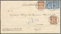 Deutsches Reich, 1893, 46, 47, Brief - Other & Unclassified