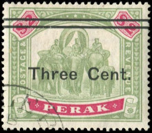 Malaiische Staaten Perak, 1899, 39, 40, Gestempelt - Altri - Asia