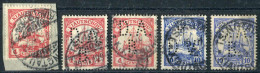 Deutsche Kolonien Kiautschou, 1910, 30/31, Gestempelt, Briefstück - Kiaochow