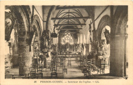  22   PERROS GUIREC  INTERIEUR DE L'EGLISE - Perros-Guirec