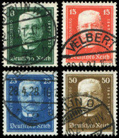 Deutsches Reich, 1927, 403-06, Gestempelt - Sonstige & Ohne Zuordnung