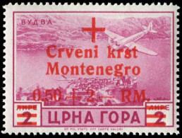 Deutsche Besetz.II.WK Montenegro, 1944, 29-35, Postfrisch - Occupazione 1938 – 45