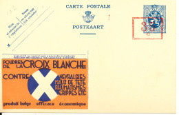 BELGIUM PPS SBEP 3 35C/50C "102" LA CROIX BLANCHE UNUSED - Publibels