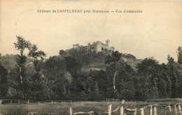  46   CHATEAU DE CASTELNEAU Près BRETENOUX  VUE D'ENSEMBLE - Bretenoux