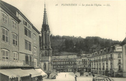  88  PLOMBIERES LES BAINS   LA PLACE DE L'EGLISE - Plombieres Les Bains