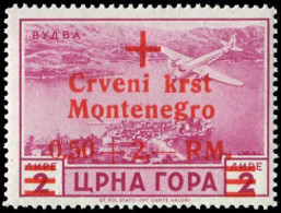 Deutsche Besetz.II.WK Montenegro, 1944, 29-35, Postfrisch - Bezetting 1938-45