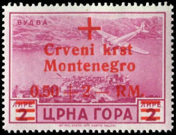 Deutsche Besetz.II.WK Montenegro, 1944, 29-35, Postfrisch - Ocupación 1938 – 45