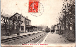 91 MAISSE MILLY - La Gare, Arrivee D'un Train  - Altri & Non Classificati