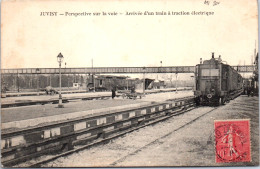 91 JUVIZY - Perspective Sur La Voie, Un Train  - Juvisy-sur-Orge