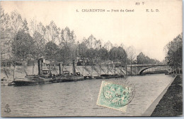 94 CHARENTON - Le Pont Du Canal. - Charenton Le Pont
