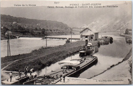 08 FUMAY - Canal, Ecluse, Barrage Et Turbines Des Usines. - Other & Unclassified