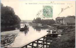 95 ISLE ADAM - Vue Sur L'ile Conti Et Quai De Marne  - L'Isle Adam