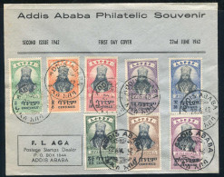 Äthiopien, 1942, 196-203, Brief - Ethiopia