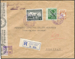 Deutsche Besetz.II.WK Serbien, 1943, 3, 80, Brief - Ocupación 1938 – 45