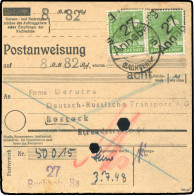 SBZ Handstempel Bezirk 27, 1948, 169 V, Brief - Sonstige & Ohne Zuordnung