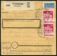 Amerik.+Brit. Zone (Bizone), 1948, 86 XB (5), Brief - Other & Unclassified