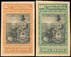 Argentinien, 1899, 117/18 Probe, Ohne Gummi - Other & Unclassified