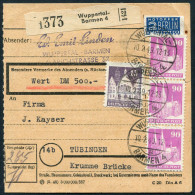 Amerik.+Brit. Zone (Bizone), 1948, 96 II WC (3) U.a., Brief - Other & Unclassified