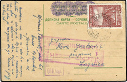 Deutsche Besetz.II.WK Serbien, 1943, P 3, 73, Brief - Bezetting 1938-45