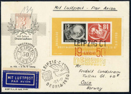 DDR, 1950, Block 7 U.a., Brief - Altri & Non Classificati